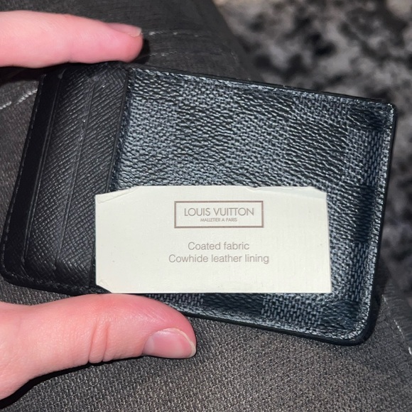 LOUIS VUITTON CARDHOLDER EBENE GRAPHITE - Picture 6 of 7